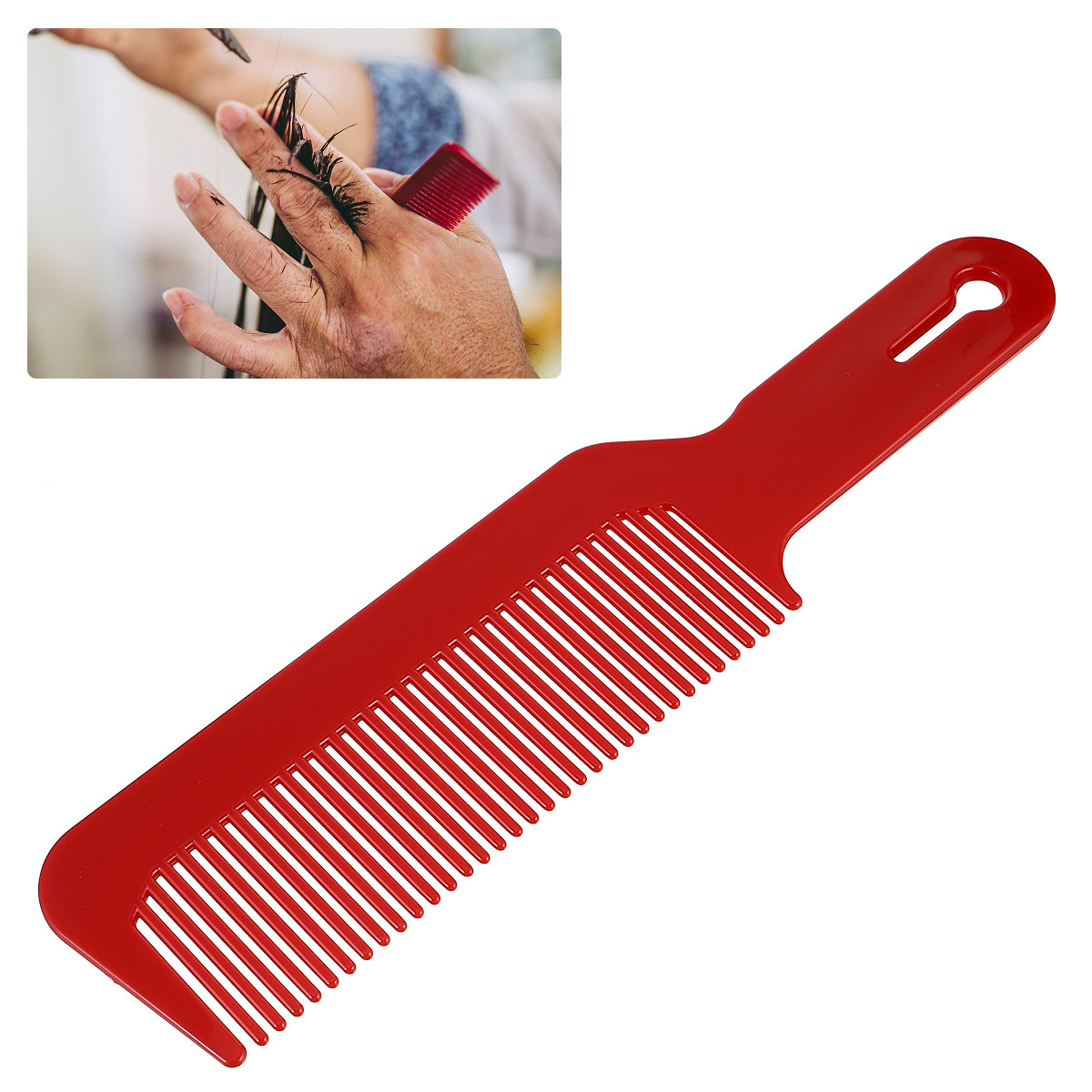 Hair Care Salon - 3Pcs Static-Resistant Hair Comb Compact Round