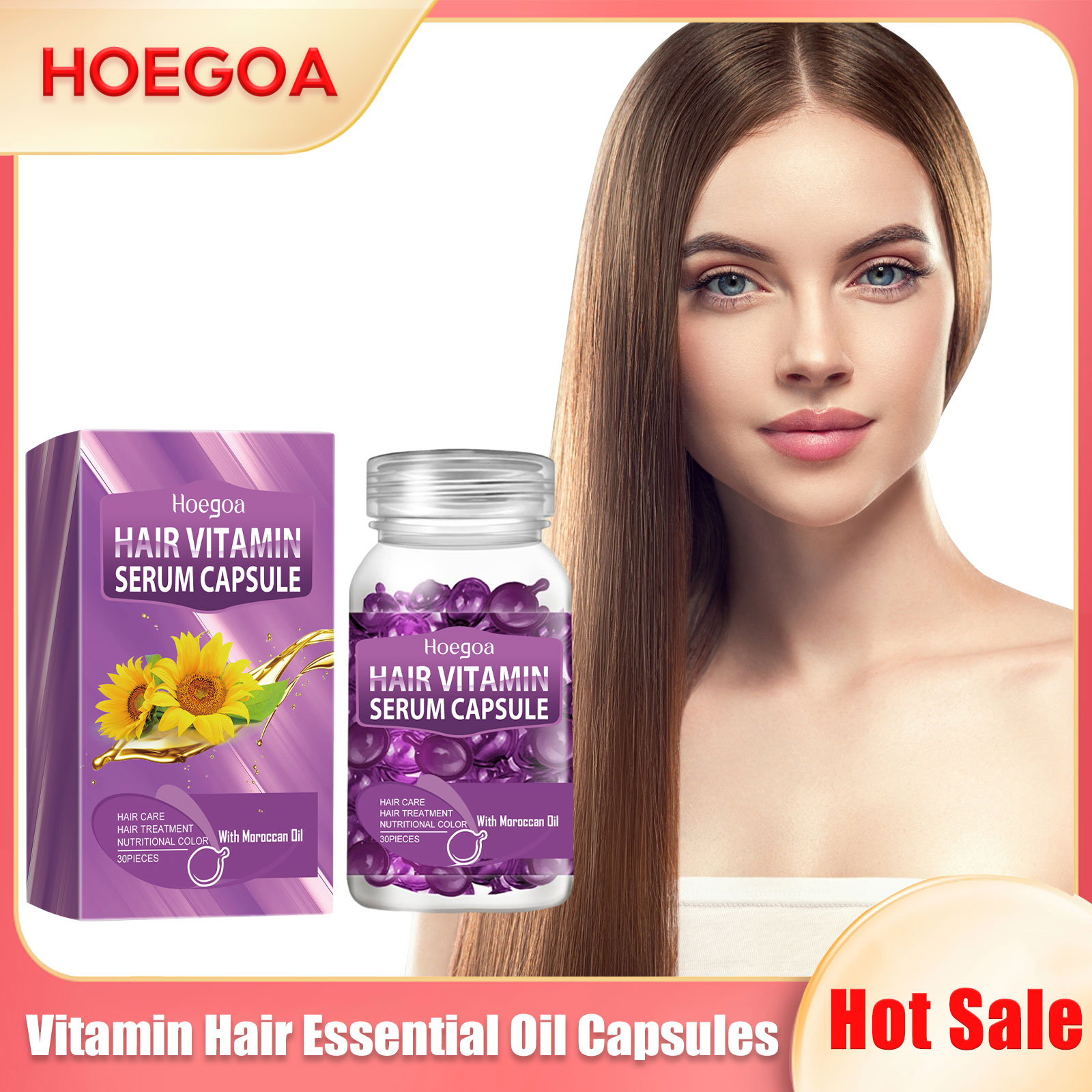 Hair Care Capsule - Vitamin Hair Essential Oil Capsules Strengthen