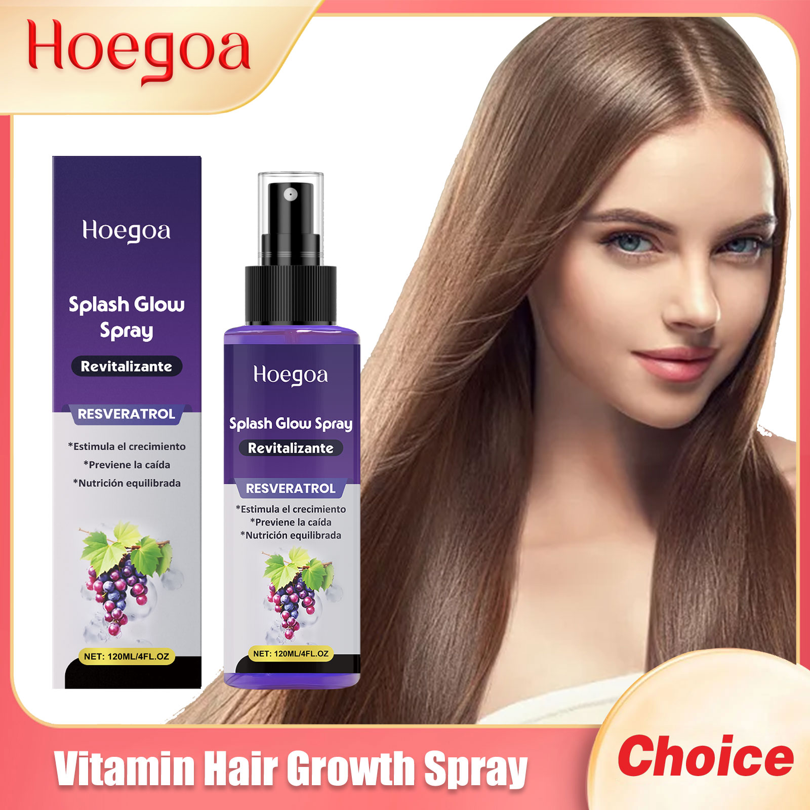 Hair Growth Serum Oil - Hoegoa Vitamin Hair Growth Serum Spray