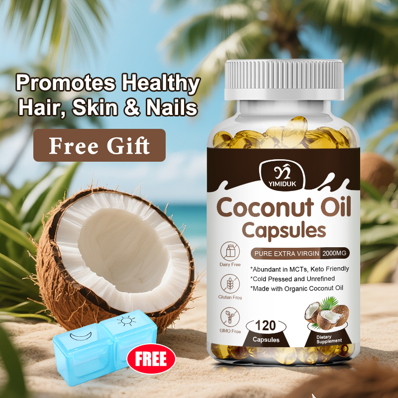 Hair Care Capsule - Coconut Oil Capsules Promotes Healthy Hair,