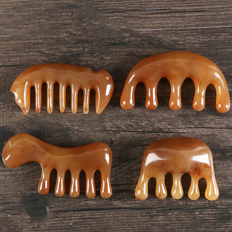 Detangling Wide Comb - Natural Ox Horn Gua Sha Tools