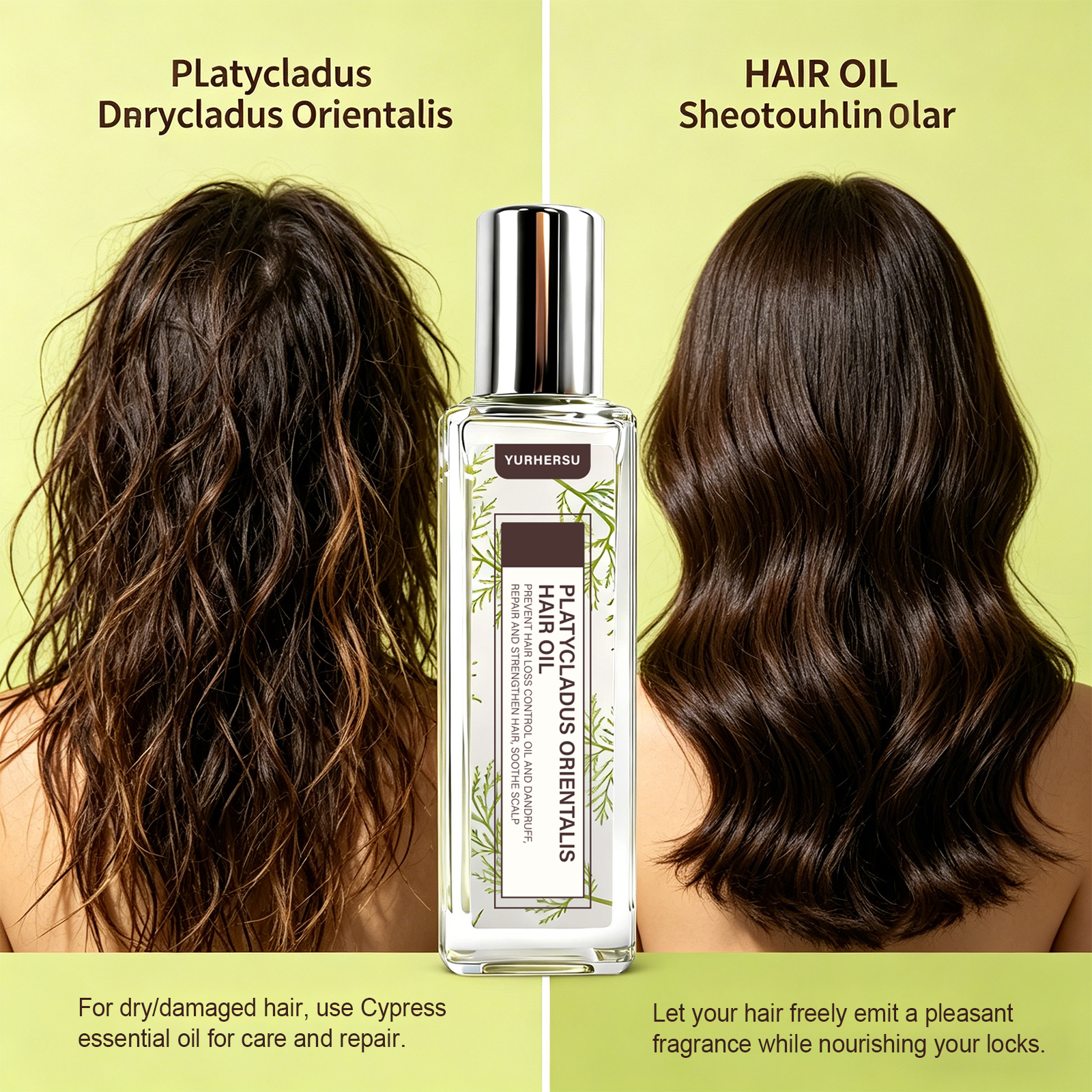 Hair Care Herbal Products - Platycladus Orientalis Hair Oil Anti Hair