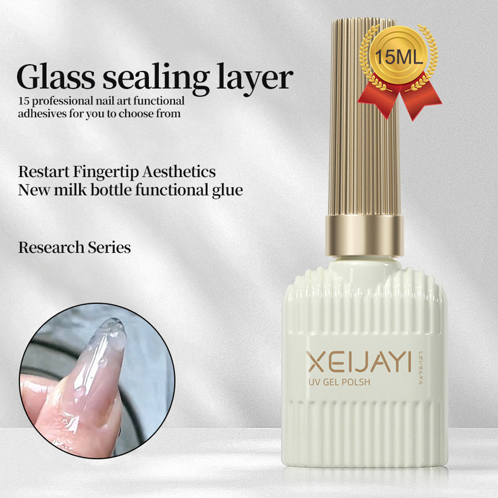 Hair Care Gel - 15ml Glass Sealing Layer Top Coat