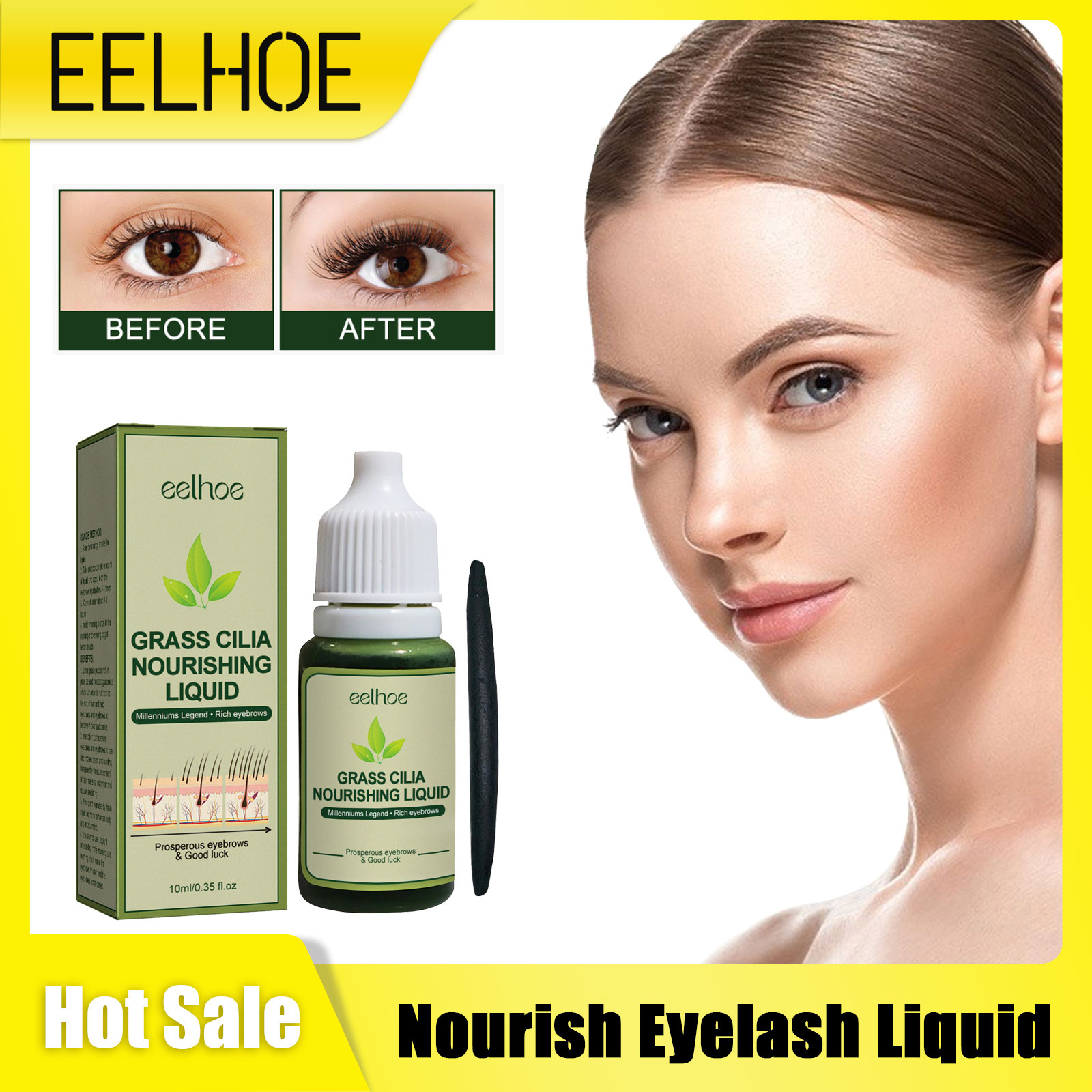 Hair Care Nutrition - Nourish Eyelash Liquid Fast Longer Fuller