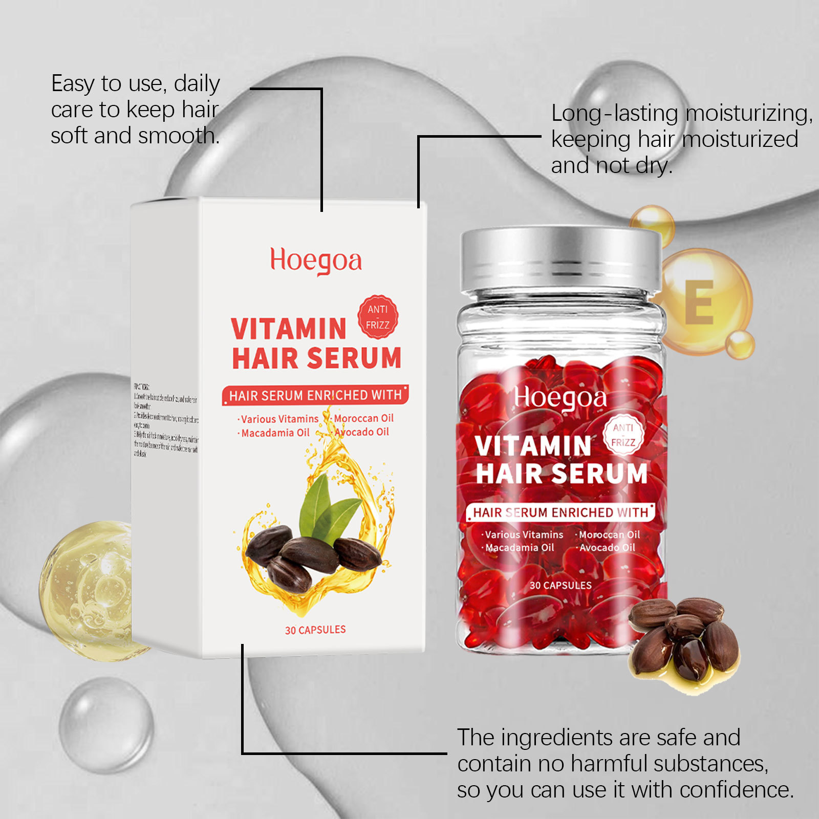Hair Care Nutrition - Vitamin Hair Care Serum Capsules Increase