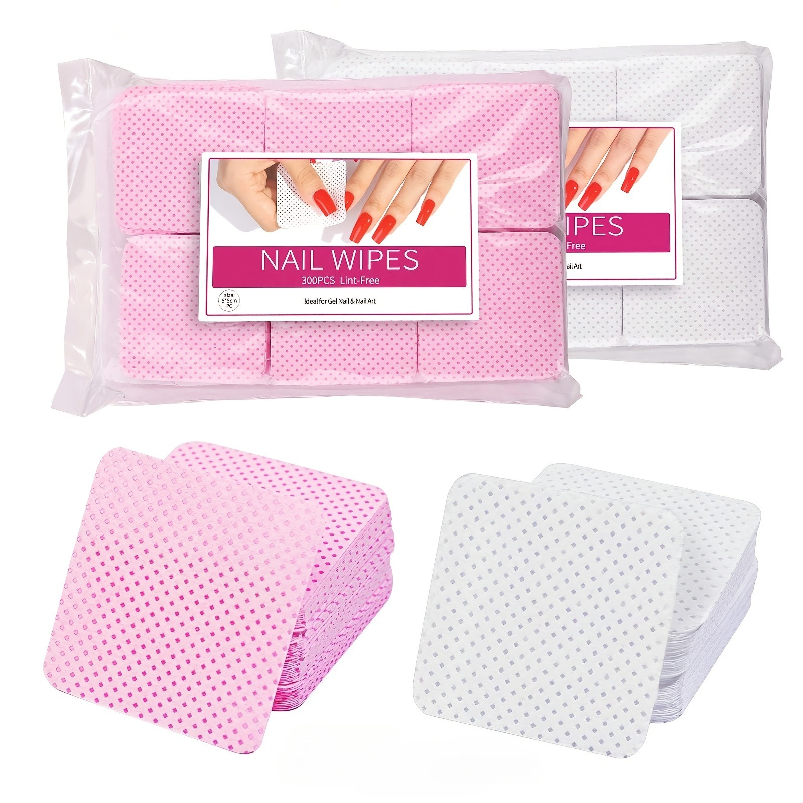 Hair Care Gel - 600pcs/2bag Hairless Nail Polish Makeup Remover