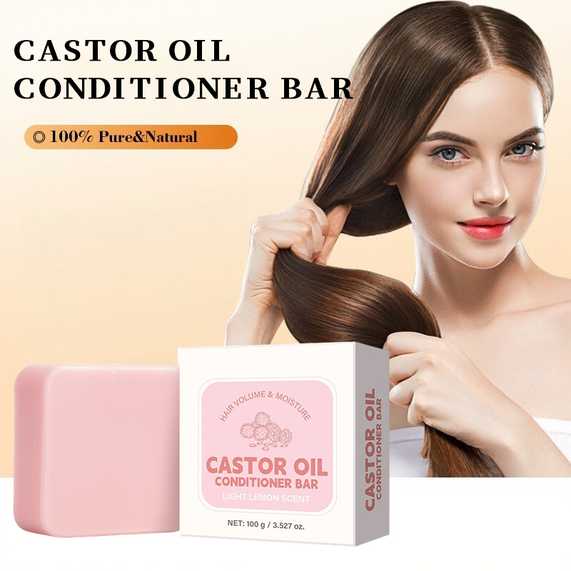 Hair Care Salon - Castor Oil Conditioner Soap Bar,Moisturizing Nourishing