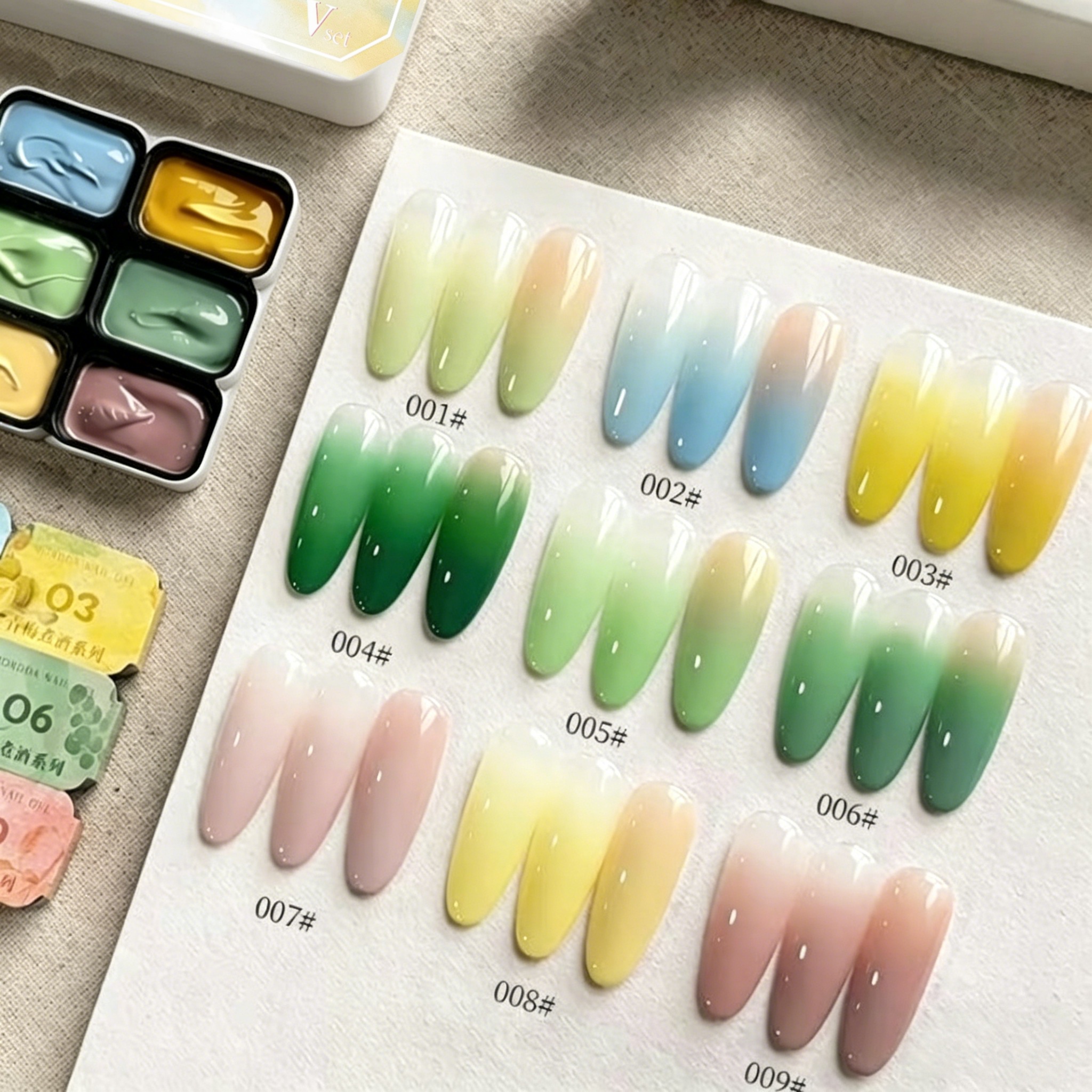 9-color solid nail polish,Bean - Hair Care Gel recensione e prezzo