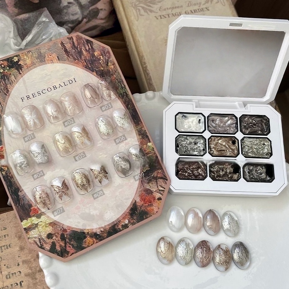9 grid solid nail polish, meta - Hair Care Gel recensione e prezzo