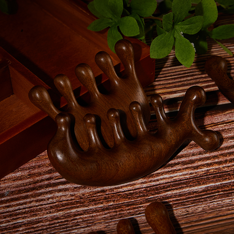 Wood Therapy Massage Comb Head - Detangling Wide Comb recensione e prezzo