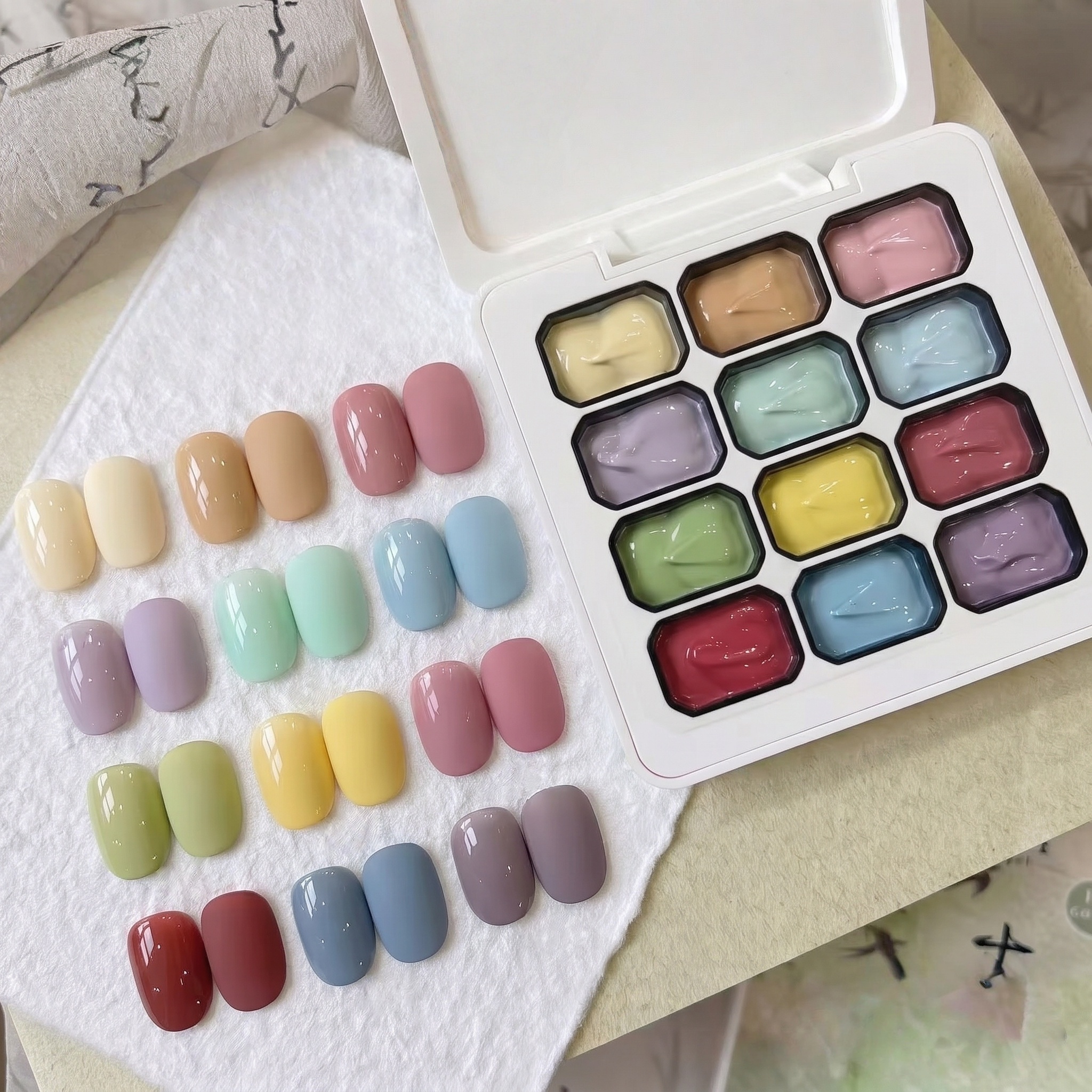 12-color Macaron solid gel nai - Hair Care Gel recensione e prezzo