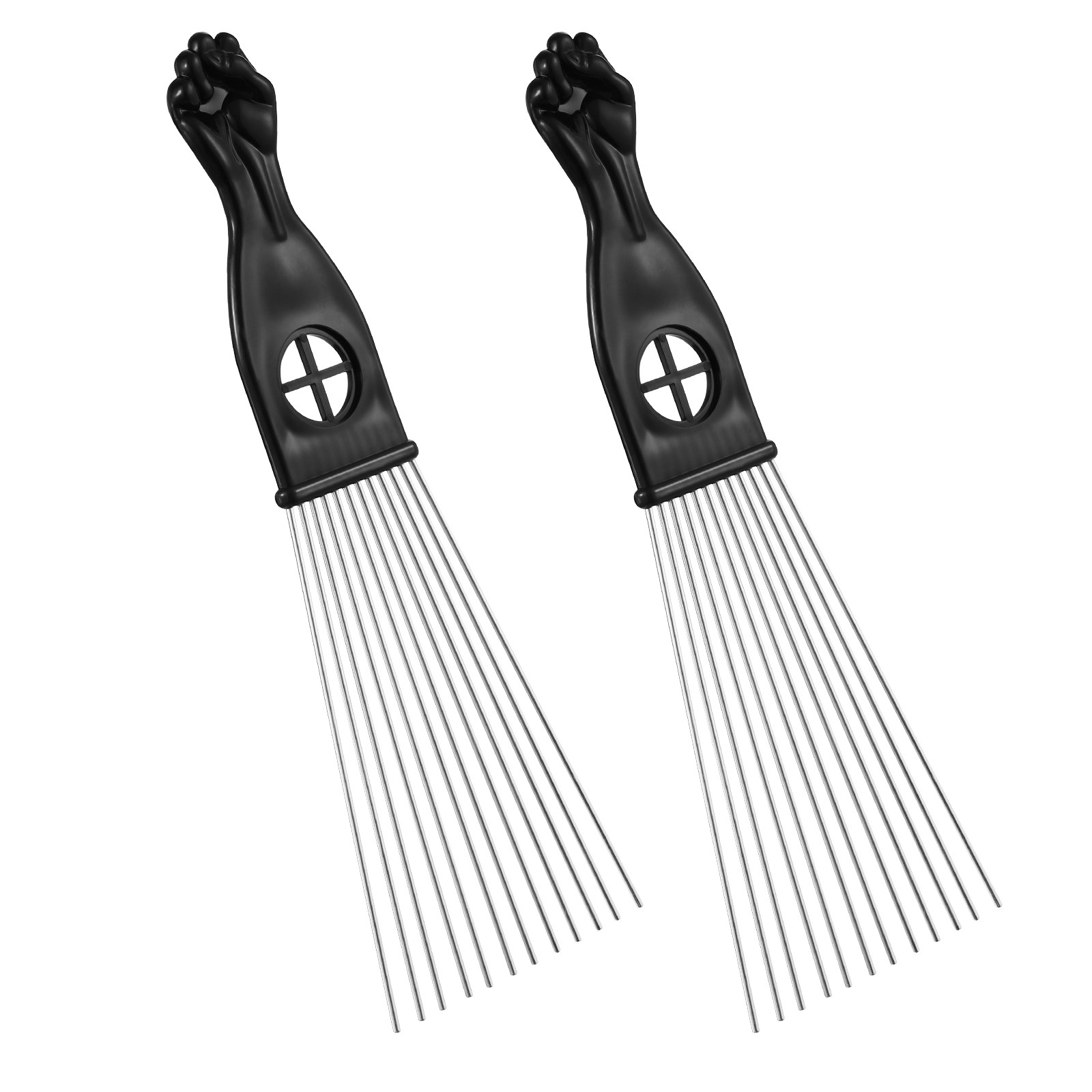 Metal Styling Pick Comb 2pcs F - Detangling Wide Comb recensione e prezzo