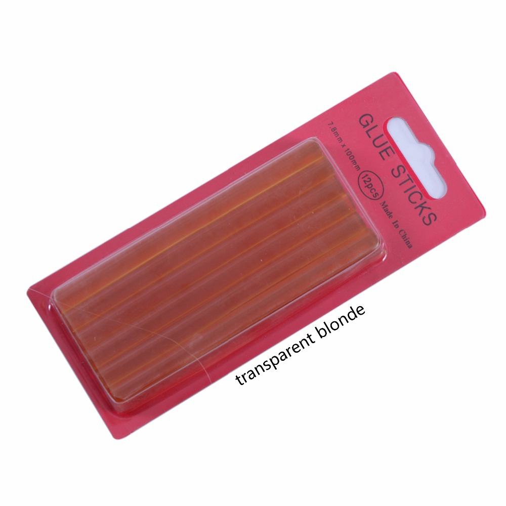 12pcs/bo'x 0.7*10 cm Hot Melt  - Glue Gun Hair recensione e prezzo