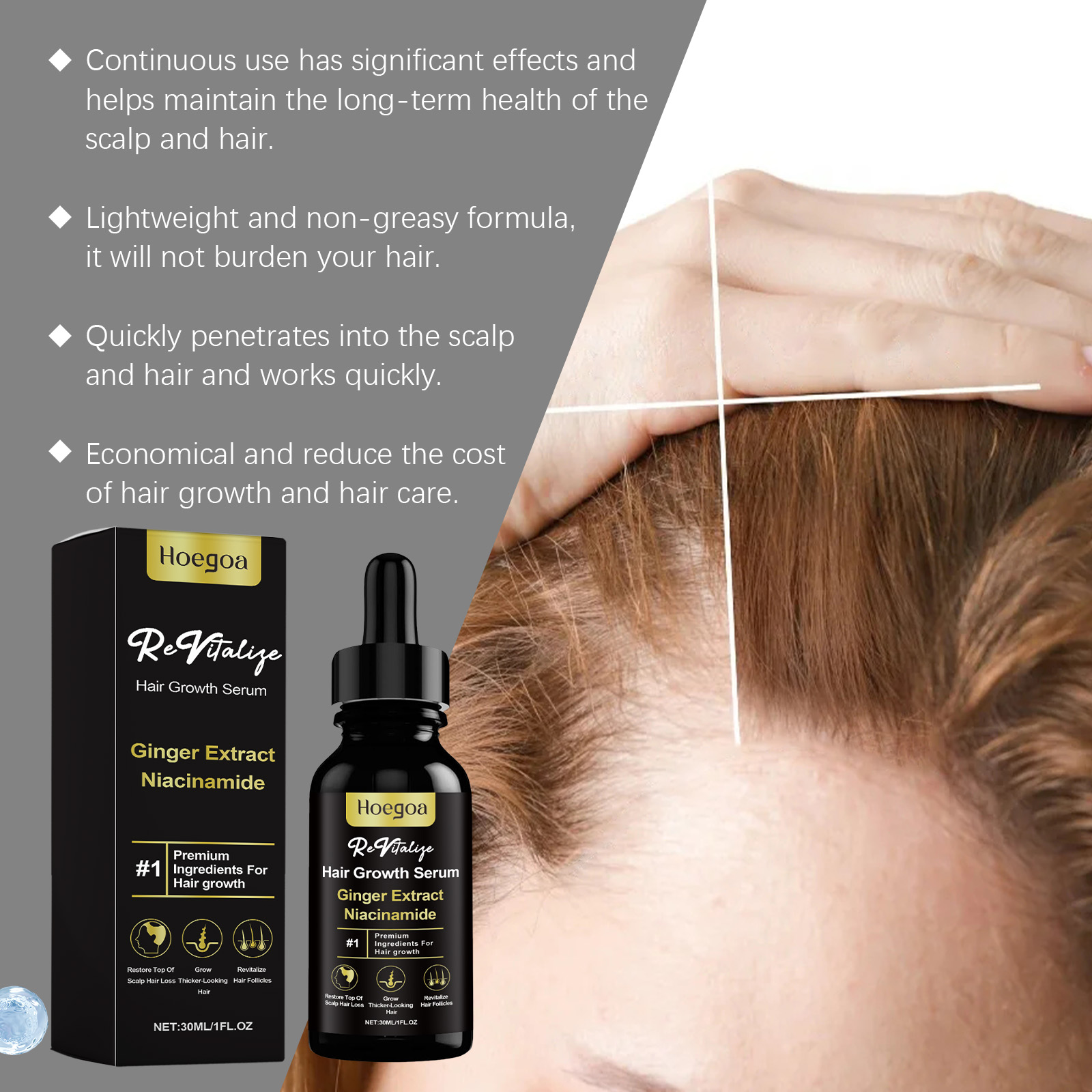 30ml Hair Care Essential Oil T - Hair Growth Serum Oil recensione e prezzo