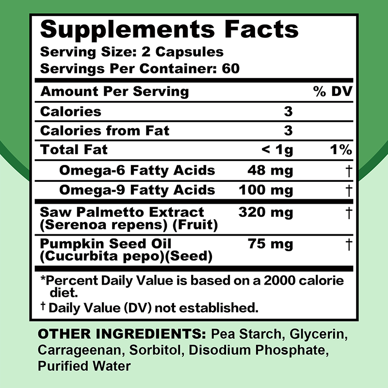 Saw Palmetto Capsules - with P - Hair Care Capsule recensione e prezzo