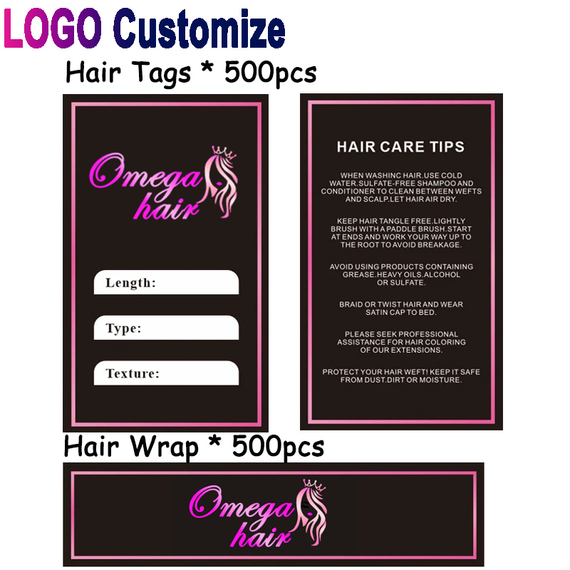Hair Tags And Wrap For Bundles - Hair Care Logo recensione e prezzo