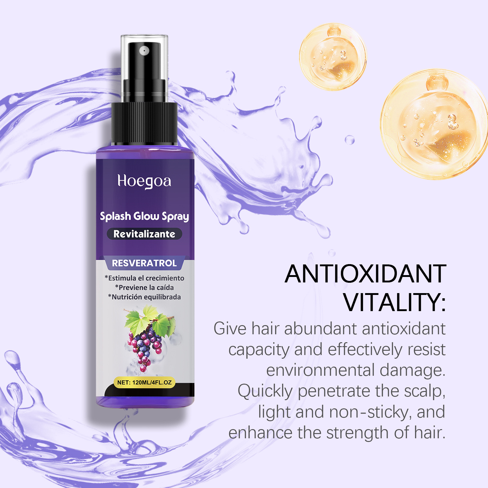 Hoegoa Vitamin Hair Growth Ser - Hair Growth Serum Oil recensione e prezzo