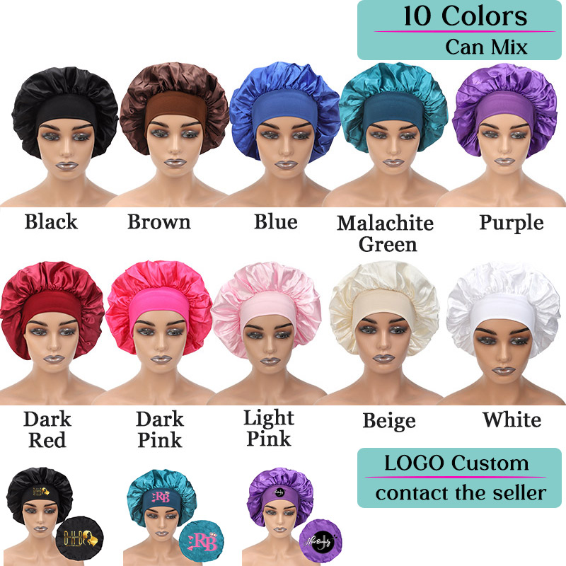Satin Bonnet 50Pcs Wholesale H - Hair Care Logo recensione e prezzo