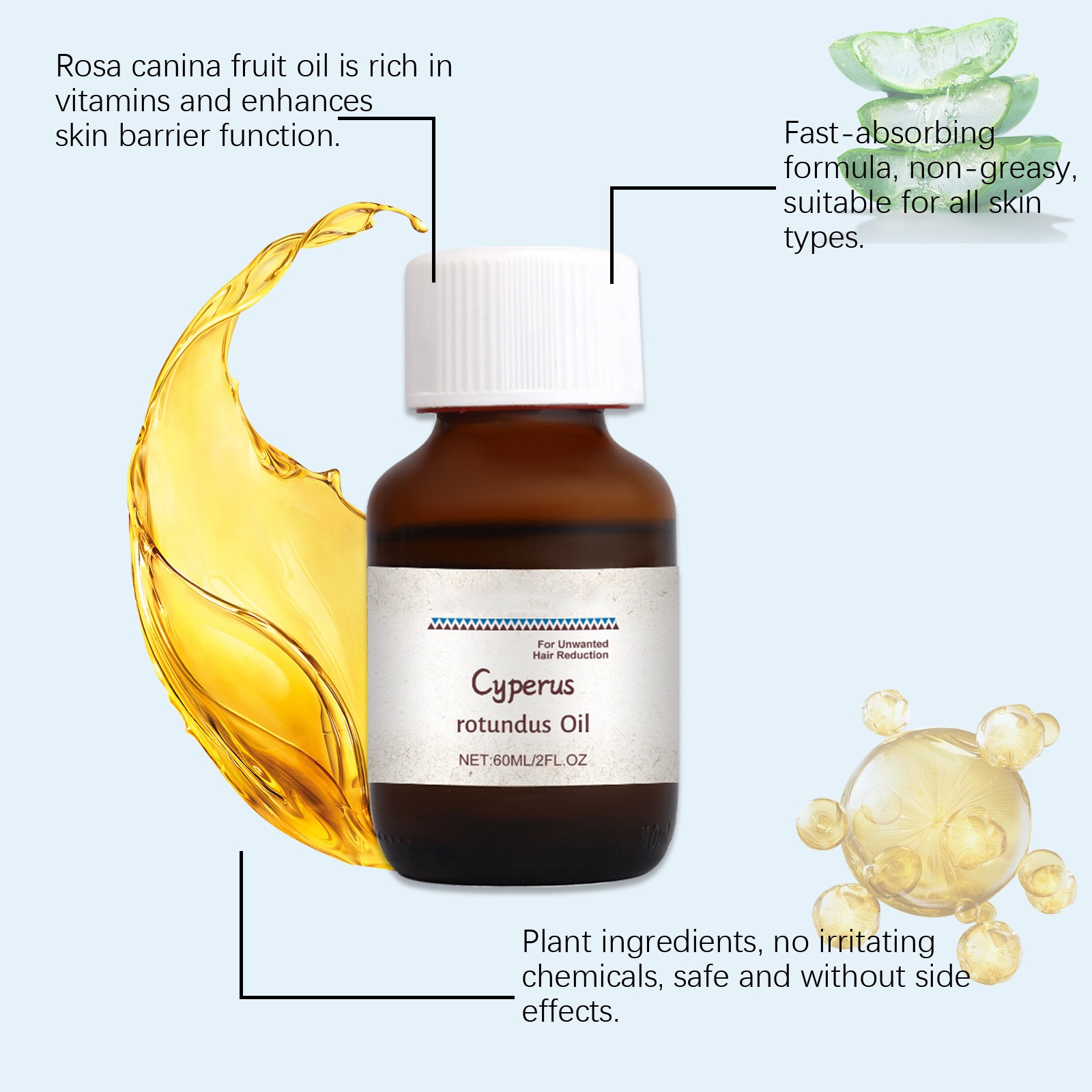 Cyperus Rotundus Hair Removal  - House Hair Care recensione e prezzo