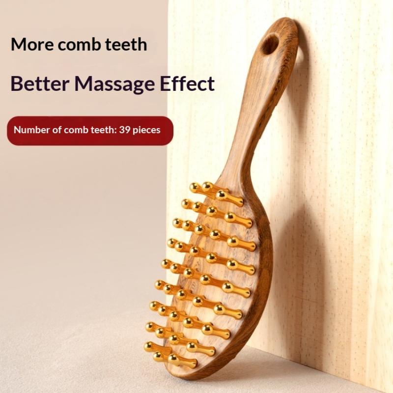 1PCS  Head Copper Tooth Massag - Detangling Wide Comb recensione e prezzo