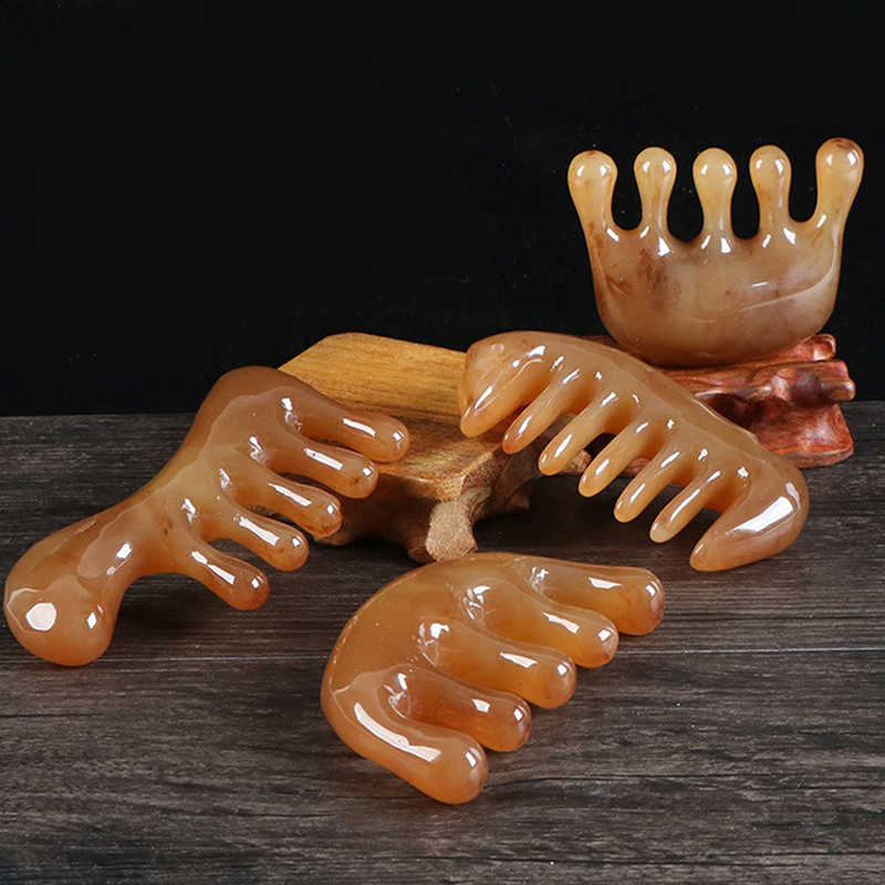 Natural Ox Horn Gua Sha Tools  - Detangling Wide Comb recensione e prezzo