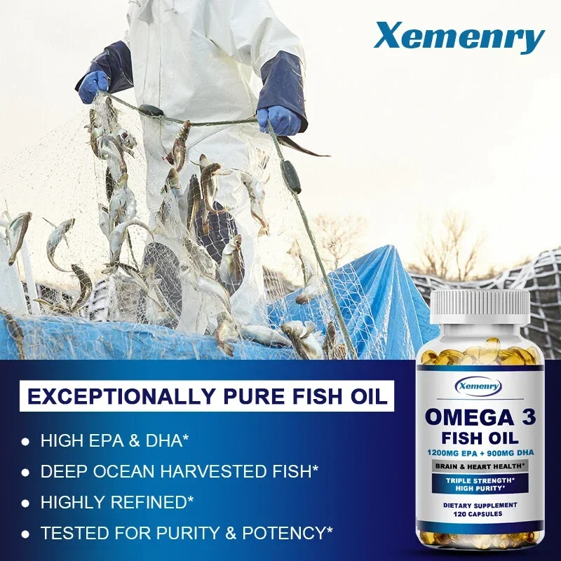Omega 3 Fish Oil - Supports Ne - Hair Care Capsule recensione e prezzo