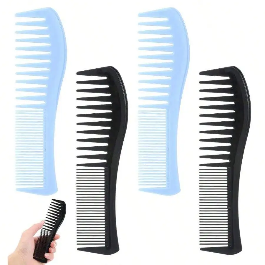 4Pcs Plastic Wide Tooth Combs  - Detangling Wide Comb recensione e prezzo