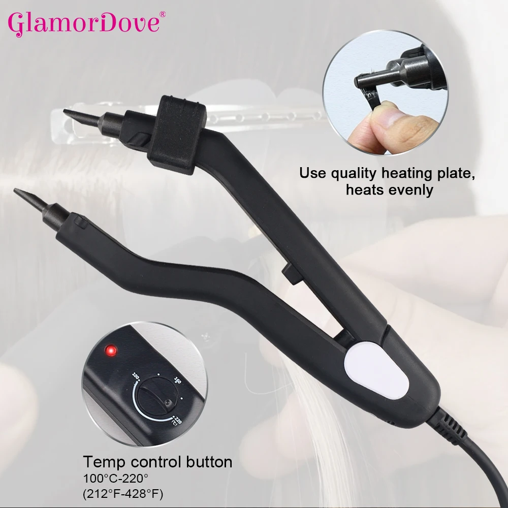 Hair Extension Heating Iron Ha - Glue Gun Hair recensione e prezzo