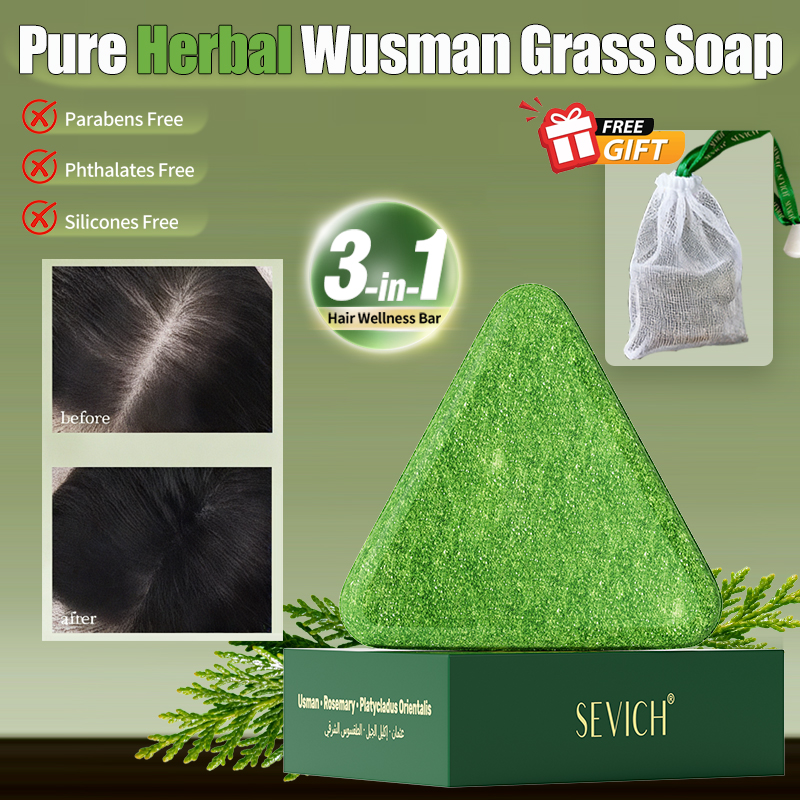Natural Hair Growth Set Usman  - Hair Care Herbal Products recensione e prezzo