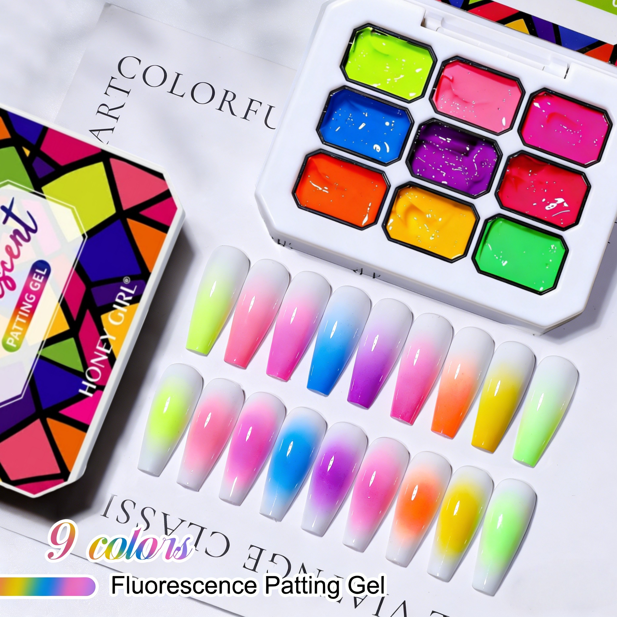9-color solid nail polish ，pat - Hair Care Gel recensione e prezzo
