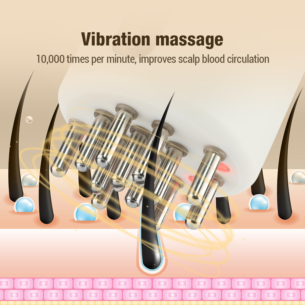 Electric Vibration Head Massag - Hair Growth Serum Oil recensione e prezzo