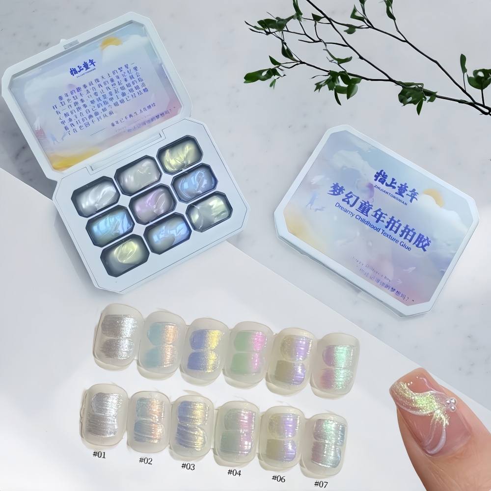 1pc 9-color new popular pattin - Hair Care Gel recensione e prezzo