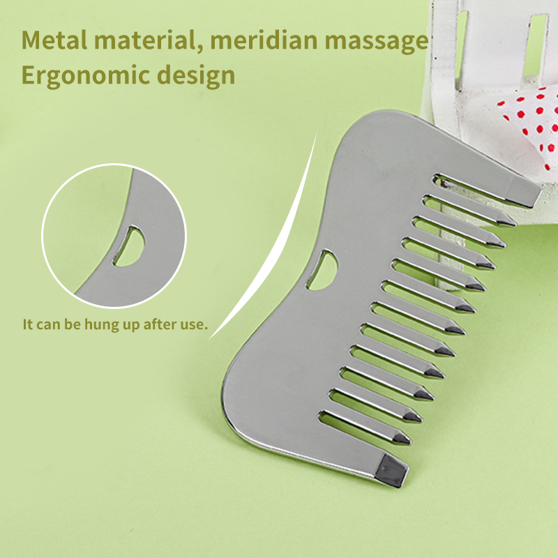 1pc Metal Massage Comb - Wide- - Detangling Wide Comb recensione e prezzo