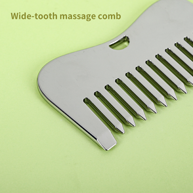1pc Metal Massage Comb - Wide- - Detangling Wide Comb recensione e prezzo