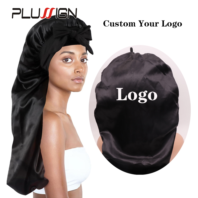 Custom Logo Long Satin Bonnet  - Hair Care Logo recensione e prezzo