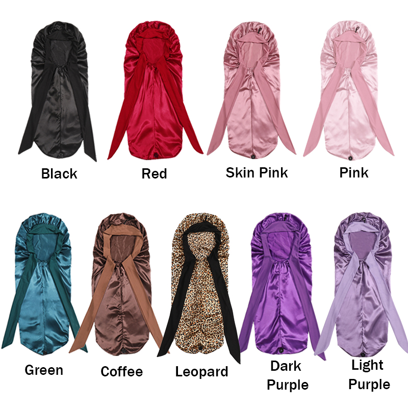 Custom Logo Long Satin Bonnet  - Hair Care Logo recensione e prezzo