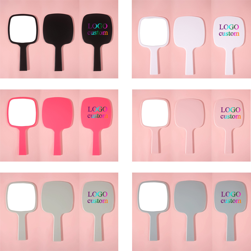 Makeup Mirror Hand-Held Mirror - Hair Care Logo recensione e prezzo