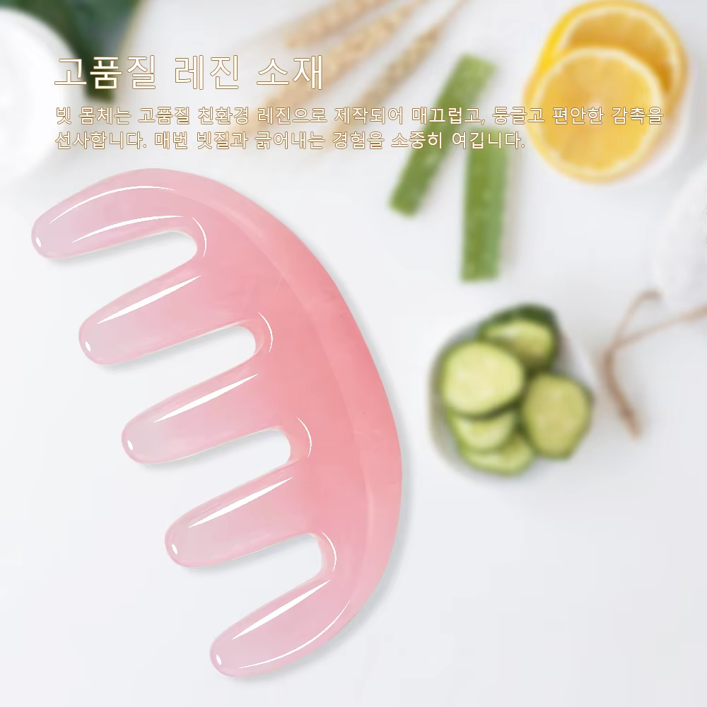 Five Tooth Resin Marble Wide T - Detangling Wide Comb recensione e prezzo