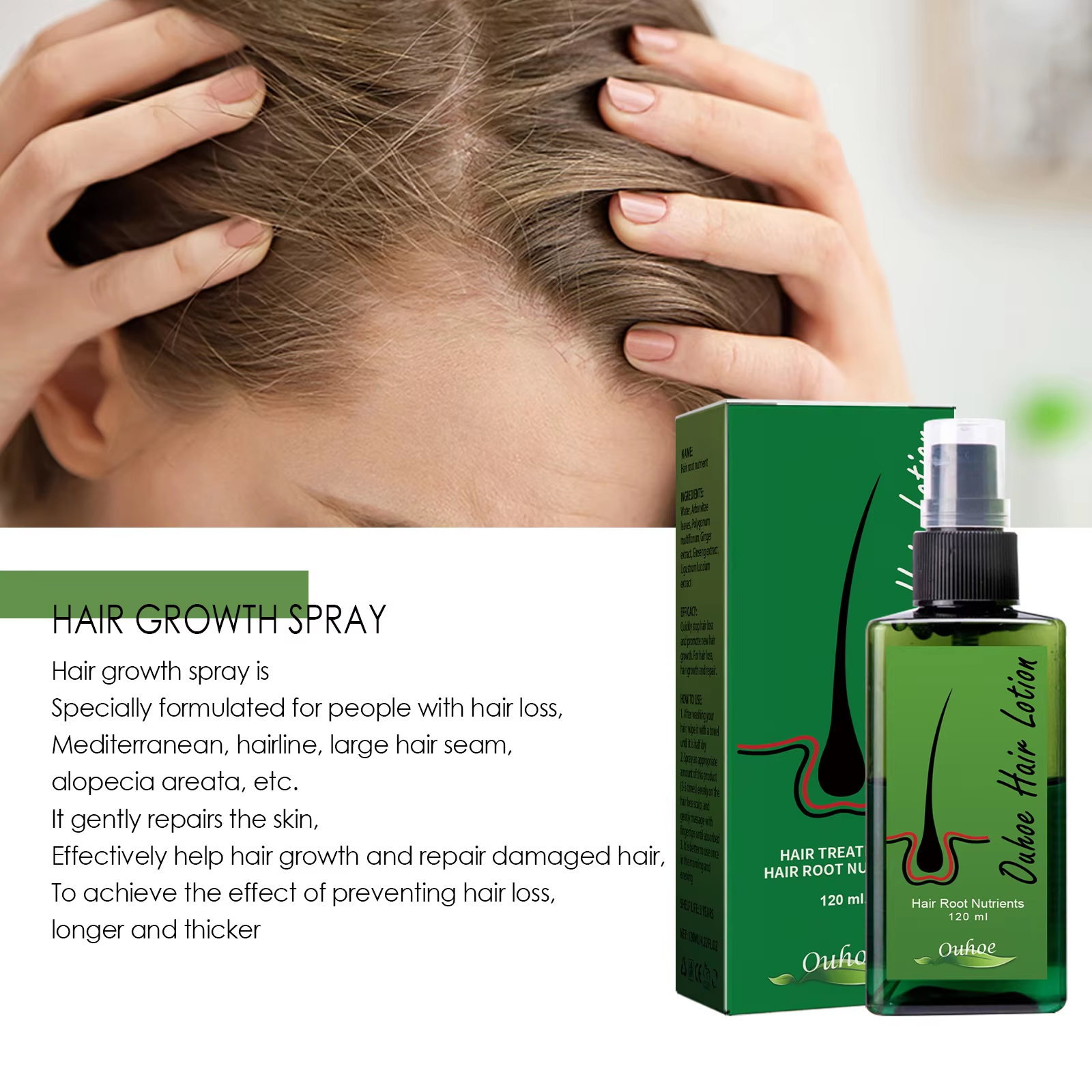 Hair Growth Spray Anti Hair Lo - Hair Care Nutrition recensione e prezzo