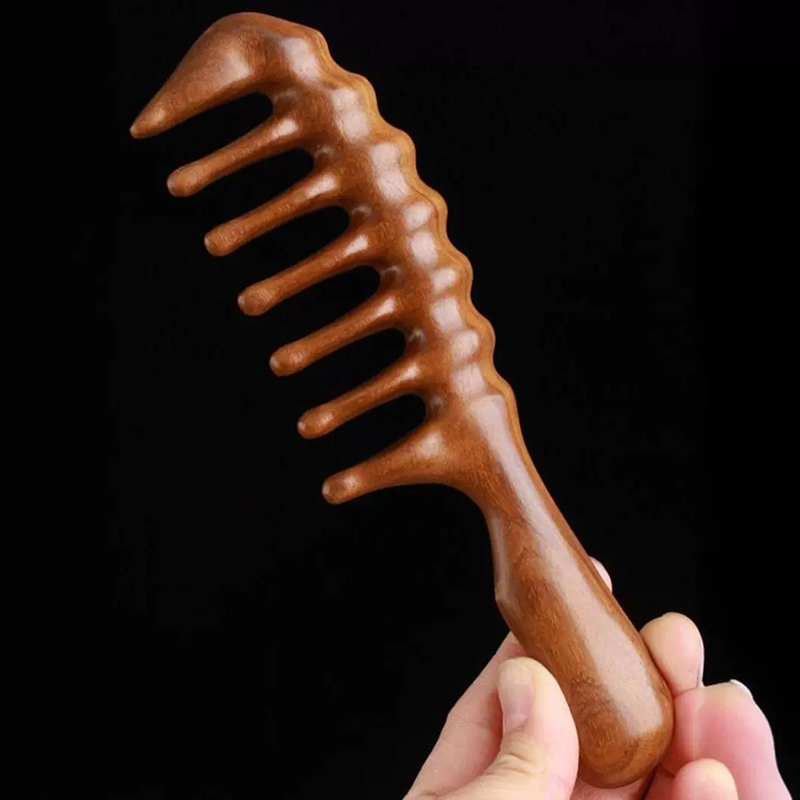 Natural Sandalwood Hair Combs  - Detangling Wide Comb recensione e prezzo