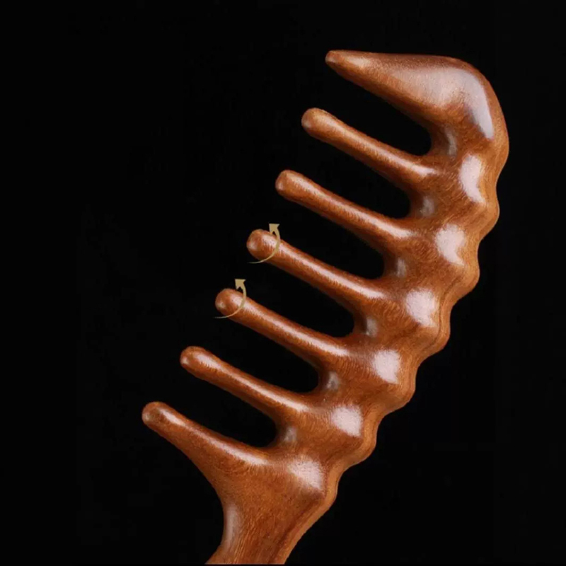Natural Sandalwood Hair Combs  - Detangling Wide Comb recensione e prezzo