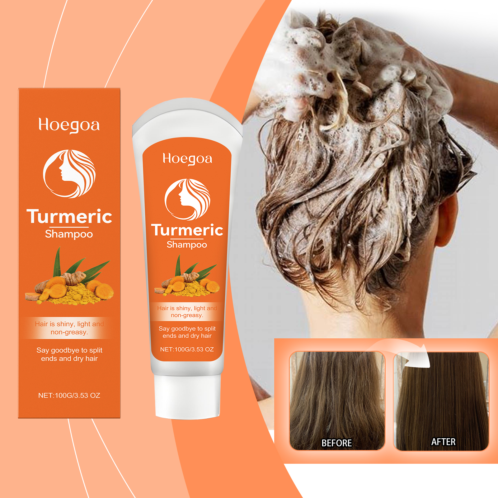 Rosemary Turmeric Shampoo Natu - Hair Care Herbal Products recensione e prezzo