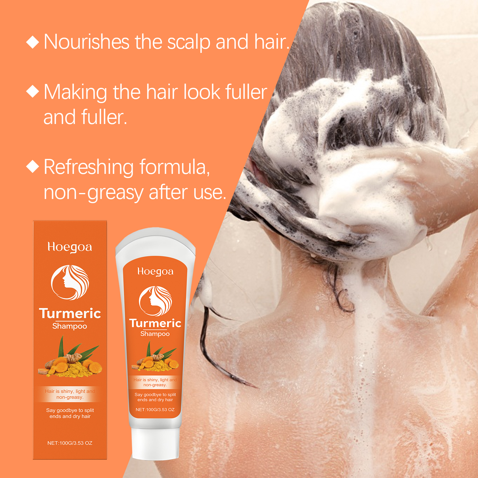 Rosemary Turmeric Shampoo Natu - Hair Care Herbal Products recensione e prezzo