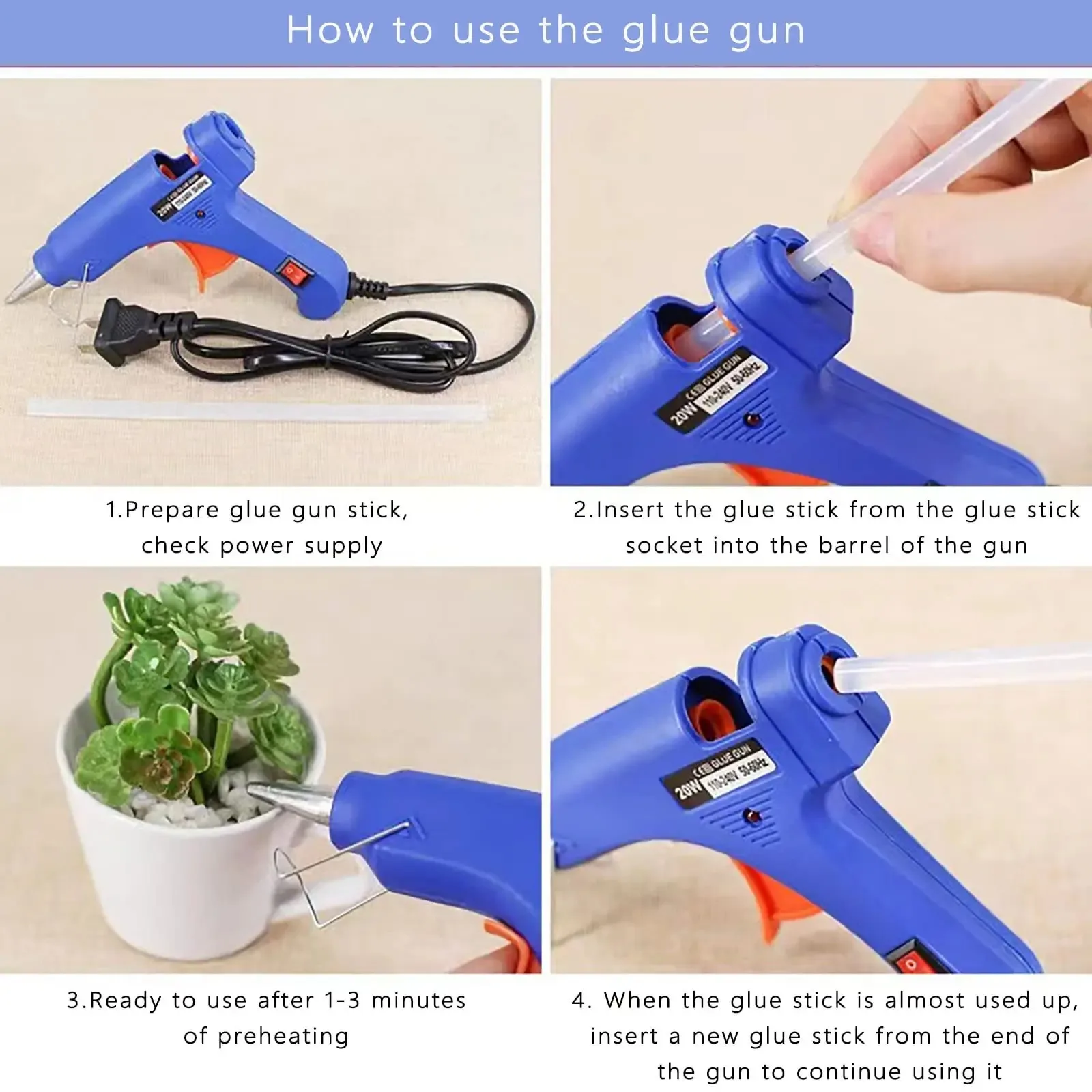 Thermal Glue Gun Rechargeable  - Glue Gun Hair recensione e prezzo