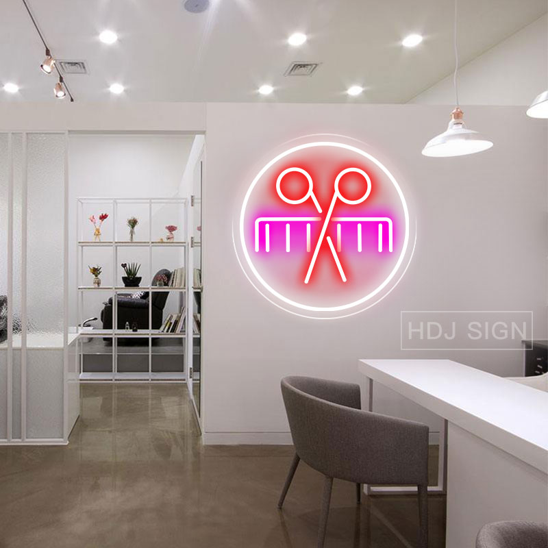 Custom Hair Salon LED Neon Sig - Hair Care Logo recensione e prezzo