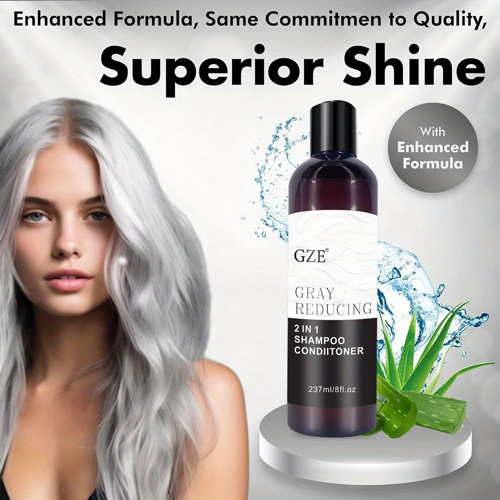 GZE Grey Reducing 2-In-1 Shamp - Hair Care Salon recensione e prezzo