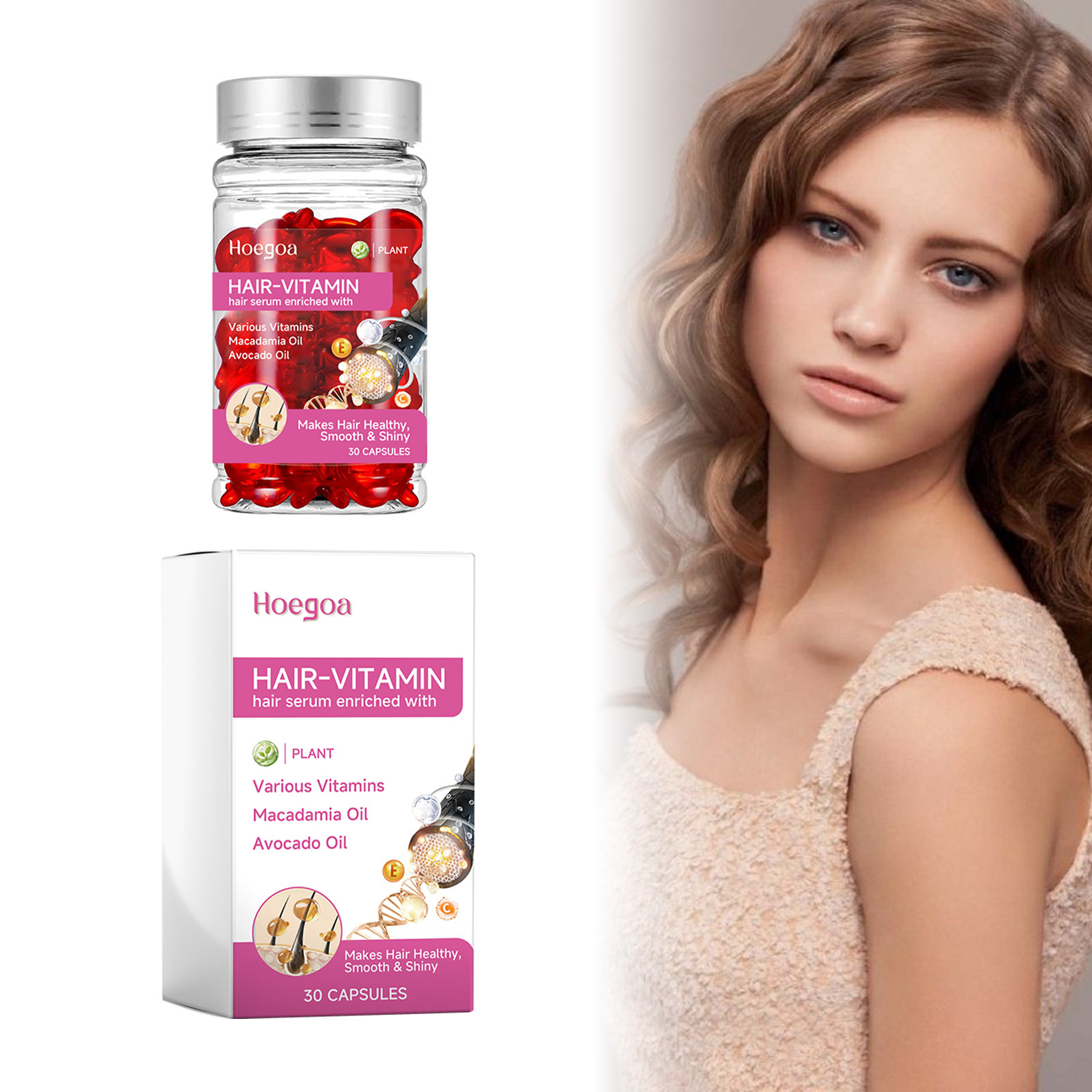 Vitamin Hair Growth Serum Caps - Hair Growth Serum Oil recensione e prezzo