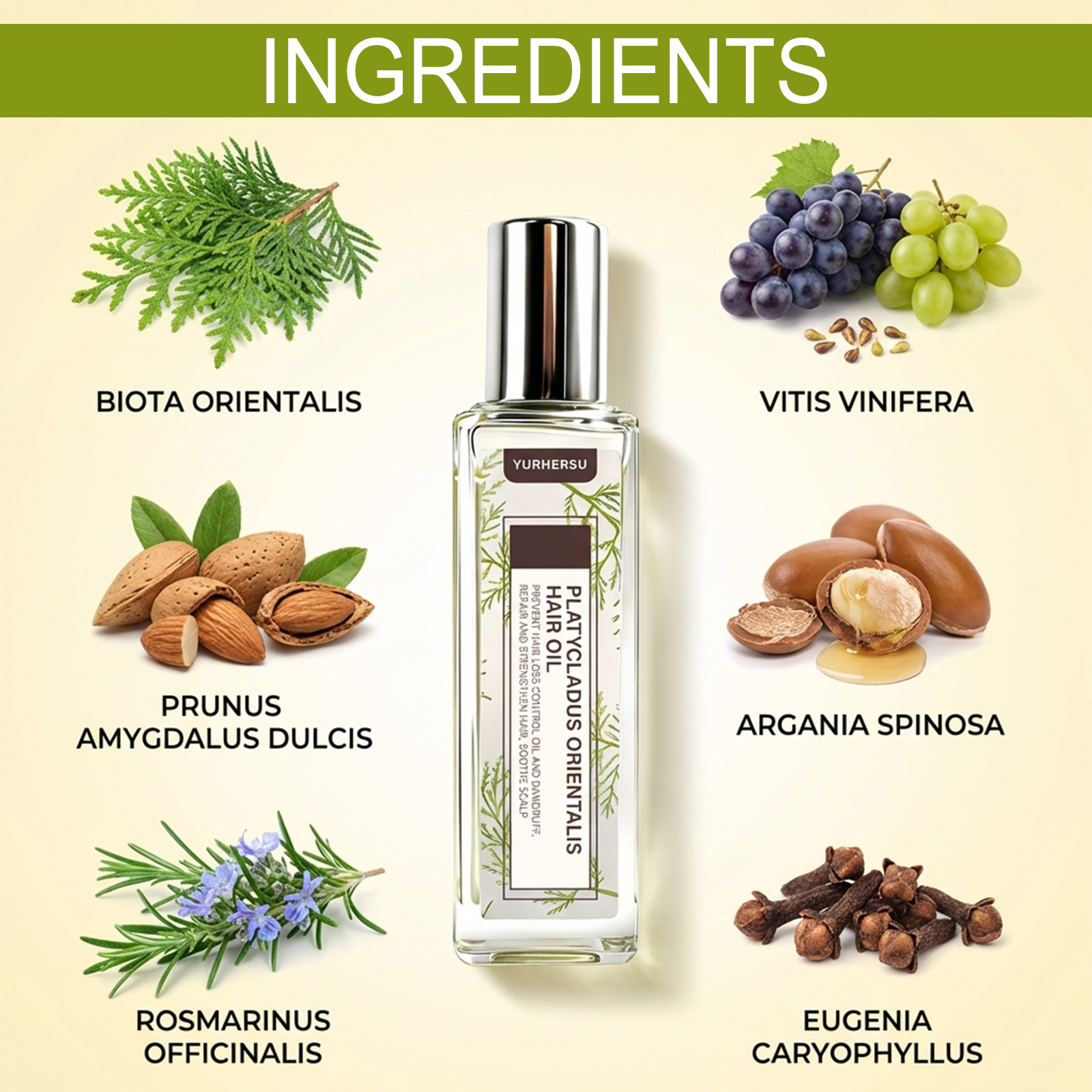 Platycladus Orientalis Hair Oi - Hair Care Herbal Products recensione e prezzo