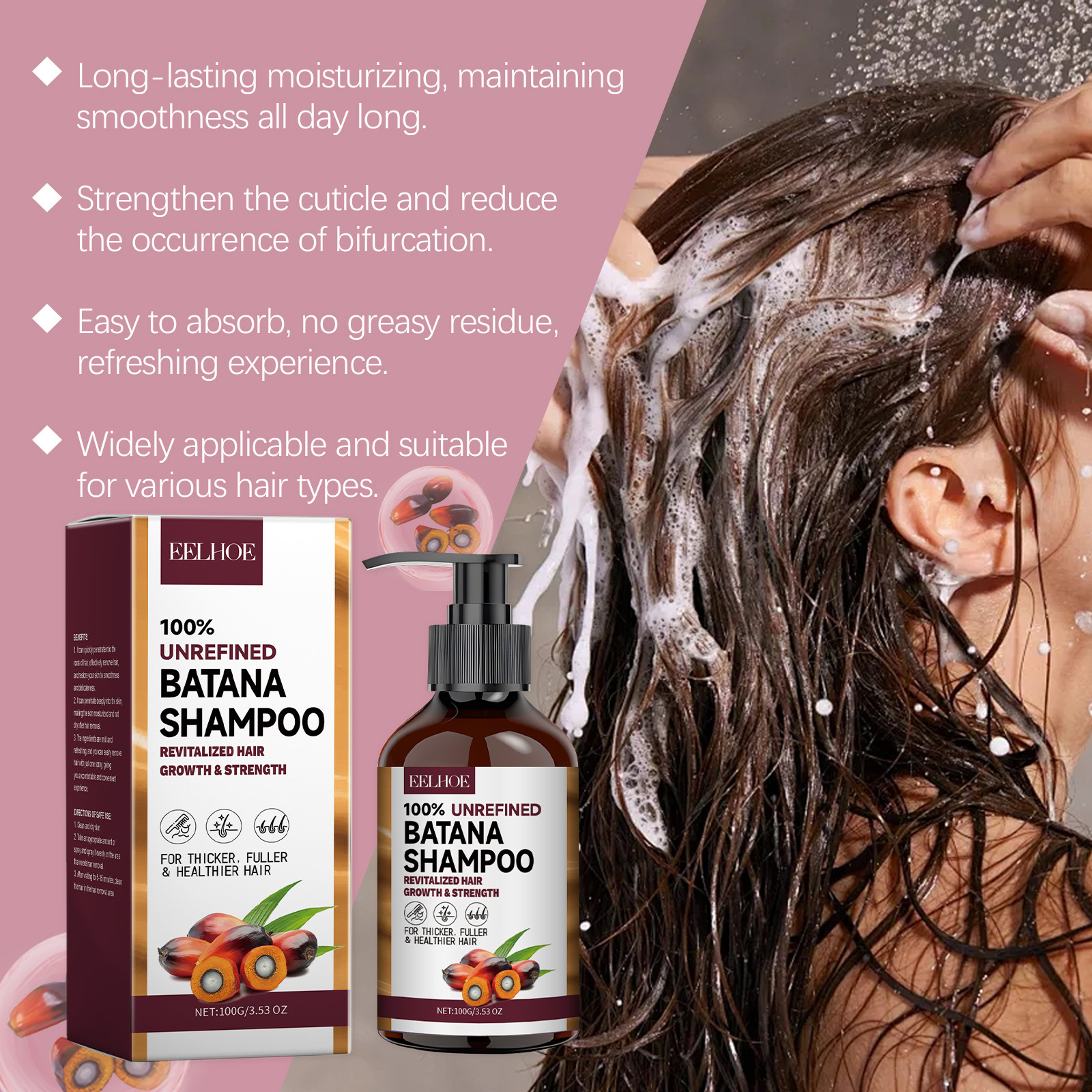EELHOE Natural Batana Oil Deep - Hair Care Salon recensione e prezzo
