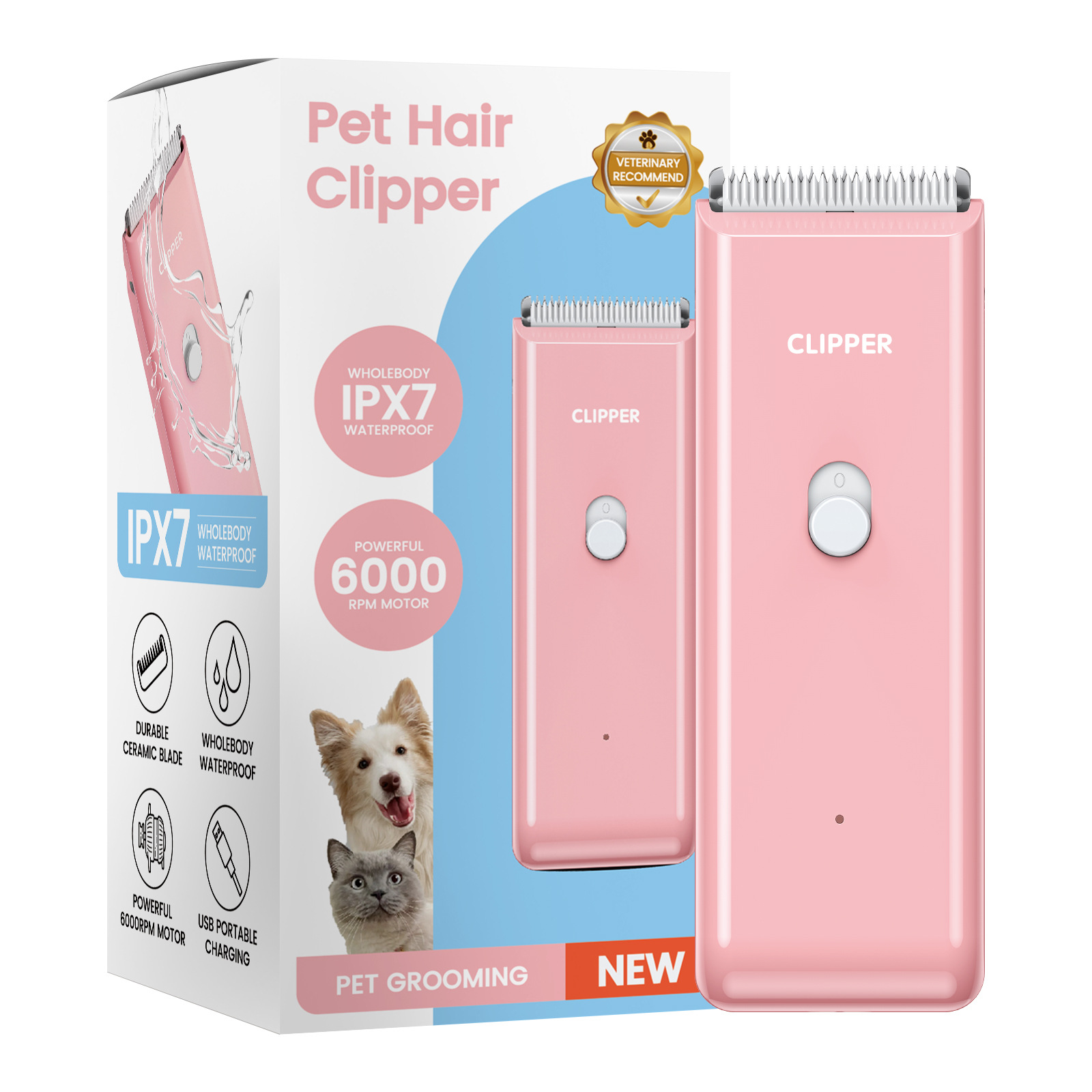 Fear-Free Grooming! waterproof - Hair Care Logo recensione e prezzo